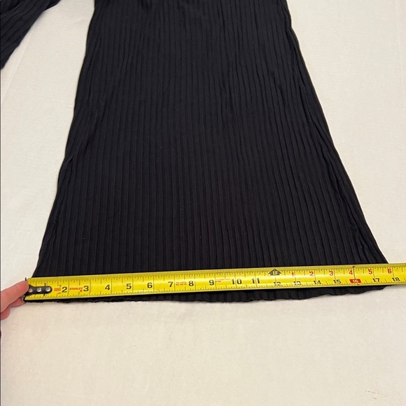 FREE PEOPLE MOVEMENT BLISSED OUT WIDE LEG PANTS BLACK MEDIUM - Picture 16 of 16